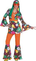Damenoutfit groß Blumen