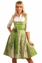 Dirndl Fuchs grün