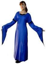 Kleid Mittelalter blau