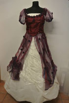 Barockkleid bordeaux
