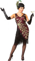 20er Kleid Pfau
