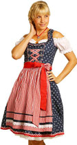 Dirndl blau Fuchs