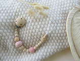 Nuggikette rosegold/natur