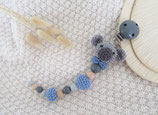 Nuggikette Koala grau/wolke/hellgrau/natur
