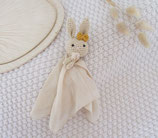 Nuschi Hase beige/gold
