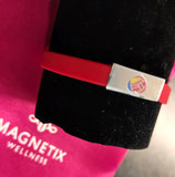 Bracelet silicone rouge coeur