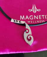Collier silicone pendentif mahori strass mixte