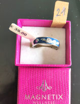 Bague ange bleu taille 21