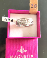 Bague florale zyrconium taille 20
