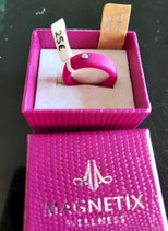 Bague silicone violet zyrconium taille 17