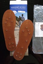 Semelles cuir magnétiques M 36/40