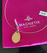 Collier pendentif goutte d'eau cuivré