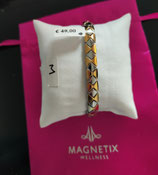 Bracelet elastiqué losange or M