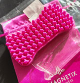 Brosse de massage silicone fushia