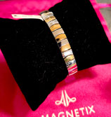 Bracelet elastiqué acier et or (cuivre) S