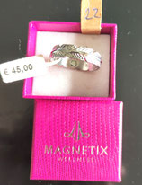 Bague plume taille 22