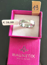 Bague fine croisée taille 19