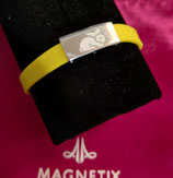 Bracelet silicone jaune lapin