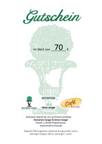 Gutschein 70€ per Mail