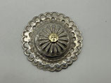 【美品】金メタル付フラワーコンチョ【最新キャスト16.55g】