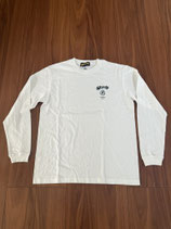 【ほぼ新品】ロングTシャツL【白】