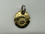 【美品】K18IN太陽メタル大【現行3.37g】