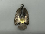【良品】金メタル付イーグルペンダント【10.13g】