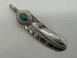 【極美品】上銀銀縄ターコイズフェザー左【現行13.12g】