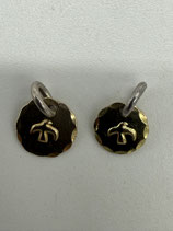 【美品・レア】K18太陽メタル【超極小】