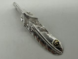【新品】銀爪メタル付特大フェザー左【現行17.14g】