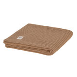 LÄSSIG Baby- Strickdecke Bio-Baumwolle Waffeloptik