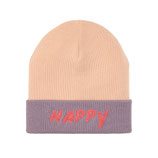 Beanie Mütze Happy Rosa