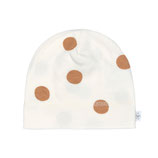 Babymütze Punkte Beige