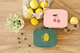 LÄSSIG Bento Lunchbox Kirsche & Zitrone