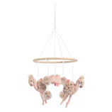 Holz Mobile Flamingo