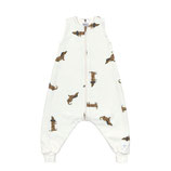 Schlafanzug Hund Beige