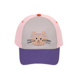 Basecap Kinder - Katze, Rosa