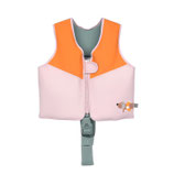 Schwimm-Lernweste Pink-Orange