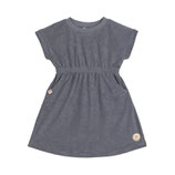 Frottee Kinderkleid Anthrazit