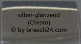 Alu-Visitenkarte silber-glänzend 0,5 x 75 x 50 mm