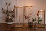 Laterne klein gold modern