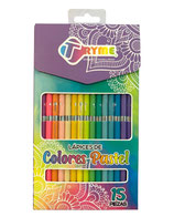 TRYME Lapices de Colores Pastel 15 (1374)