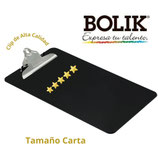 BOLIK Tabla con Clip Sujeta Documentos Tamaño Carta