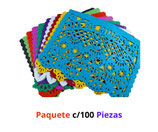 Papel Picado paquete c/100