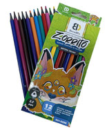 INDRA ZORRITO Lapices de Colores 12 (IND-0055)