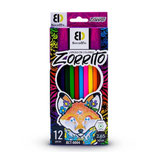 INDRA ZORRITO Lapices de Colores 12 (BCT-0004)