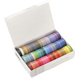 Caja rainbow washi tapes rainbow 60 (delgadas)