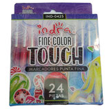 INDRA Plumigrafos Fine Color Touch 24 (0425)
