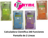 TRYME Calculadora Científica 240 Funciones Colores (2094)