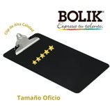 BOLIK Tabla con Clip Sujeta Documentos Tamaño Oficio